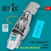 RESKIT RSU48-0518 A-10A Thunderbolt II cockpit (Basic edition with 3D decals) for GWH kit (3D Printed) (1/48)